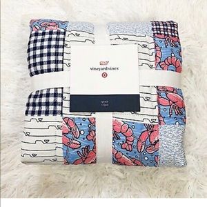 Vineyard Vines Target patchwork baby blanket